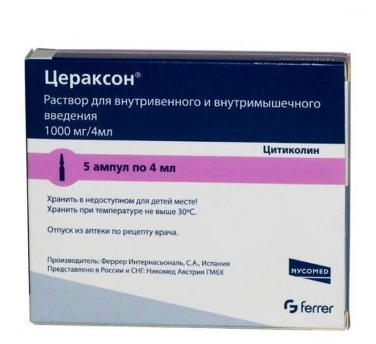 Цитиколин: инструкция по применению, аналоги, отзывы, стоимость