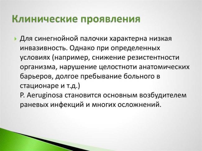 Синегнойная палочка как передается у детей. синегнойная палочка: о симптомах, лечении, антибиотиках, профилактике