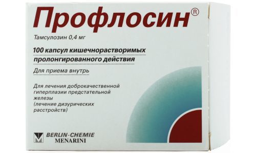 Профлосин - инструкция по применению, состав, показания, побочные эффекты, аналоги и цена
