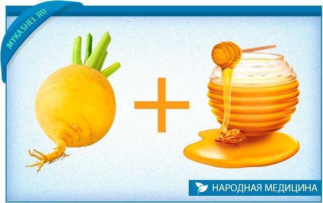 Репа с медом от кашля для детей