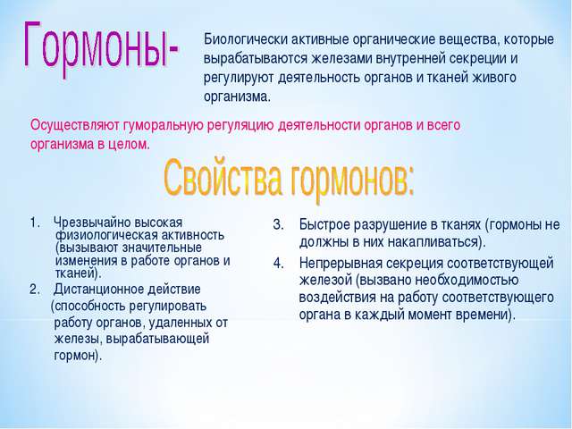 Гормоны (статья, сеть)