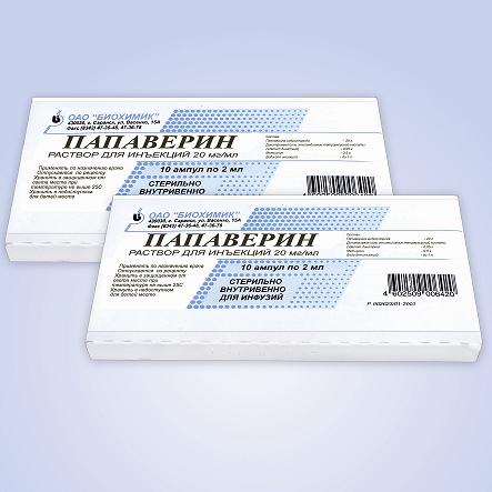 Инструкция по применению препарата папаверин для беременных - состав, показания, форма выпуска и цена