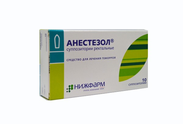 Свечи от геморроя анестезол
