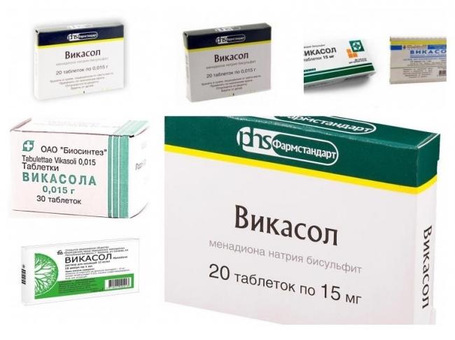 От чего помогают таблетки «викасол». инструкция по применению