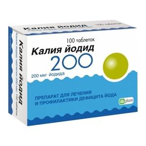 Калия йодид: инструкция по применению, аналоги, цена, отзывы