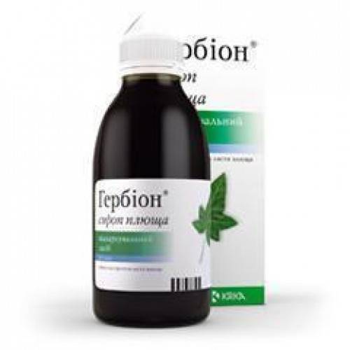 Капли от кашля с экстрактом плюща