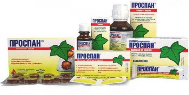 Сироп «проспан» для детей: инструкция по применению