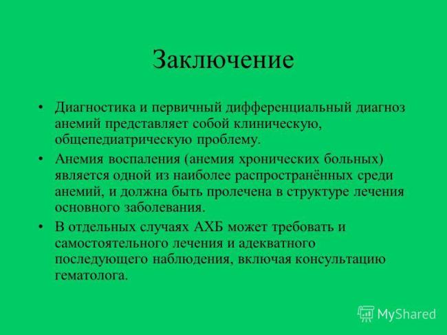 Все что вам нужно знать об анемии (малокровии)