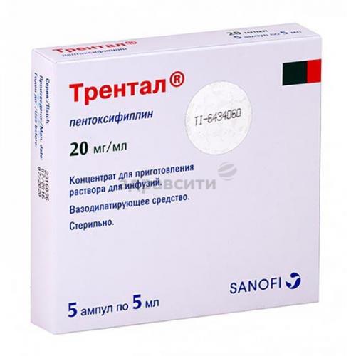 Трентал: инструкция по применению, показания, отзывы и аналоги