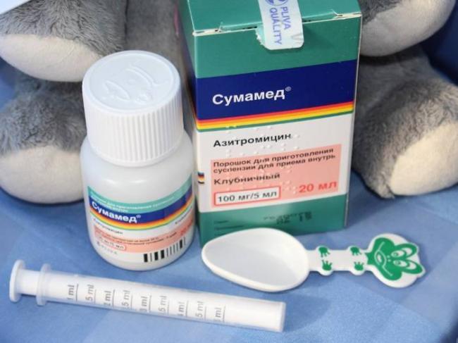 Сумамед детский при бронхите