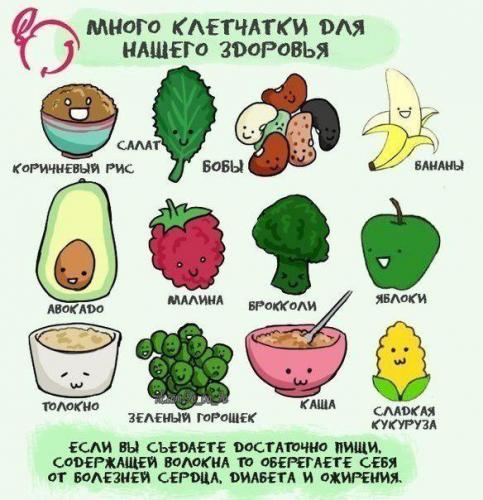 Диета с высоким содержанием клетчатки