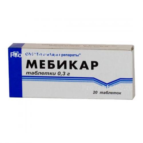Мебикар - инструкция по применению, цена, аналоги, дозировка для взрослых и детей