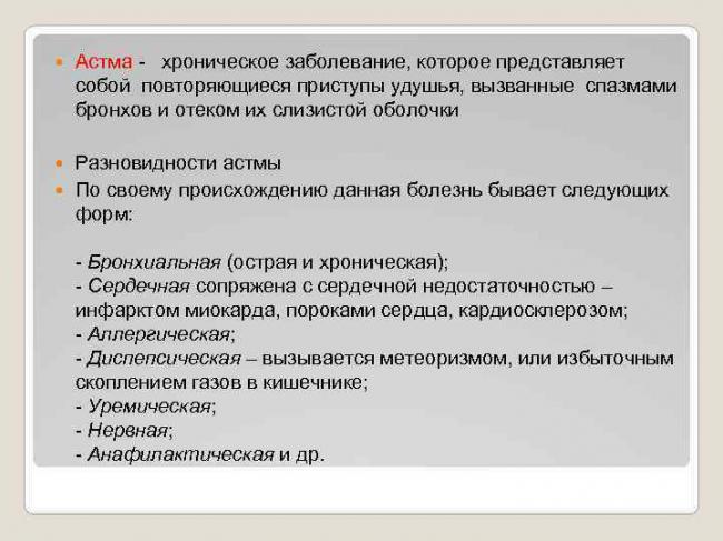 Кодировка бронхиальной астмы в мкб