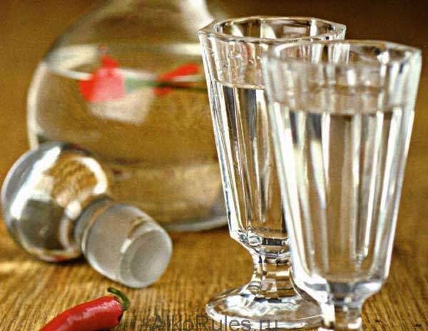 Использование водки с перцем от простуды