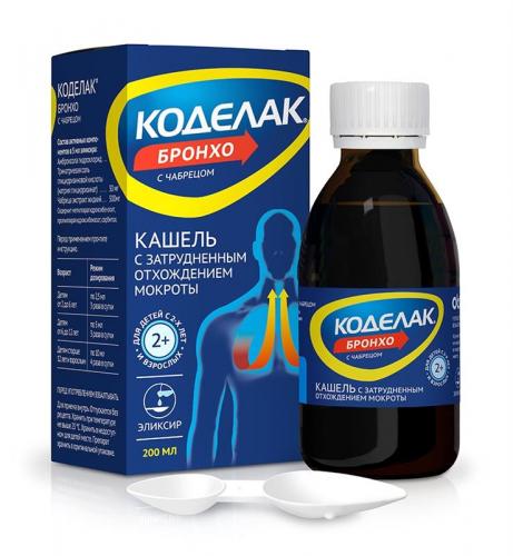 Коделак бронхо для детей и взрослых - форма выпуска, инструкция по применению, показания и побочные эффекты